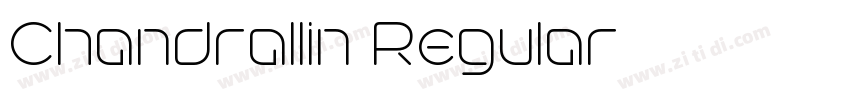 Chandrallin Regular字体转换